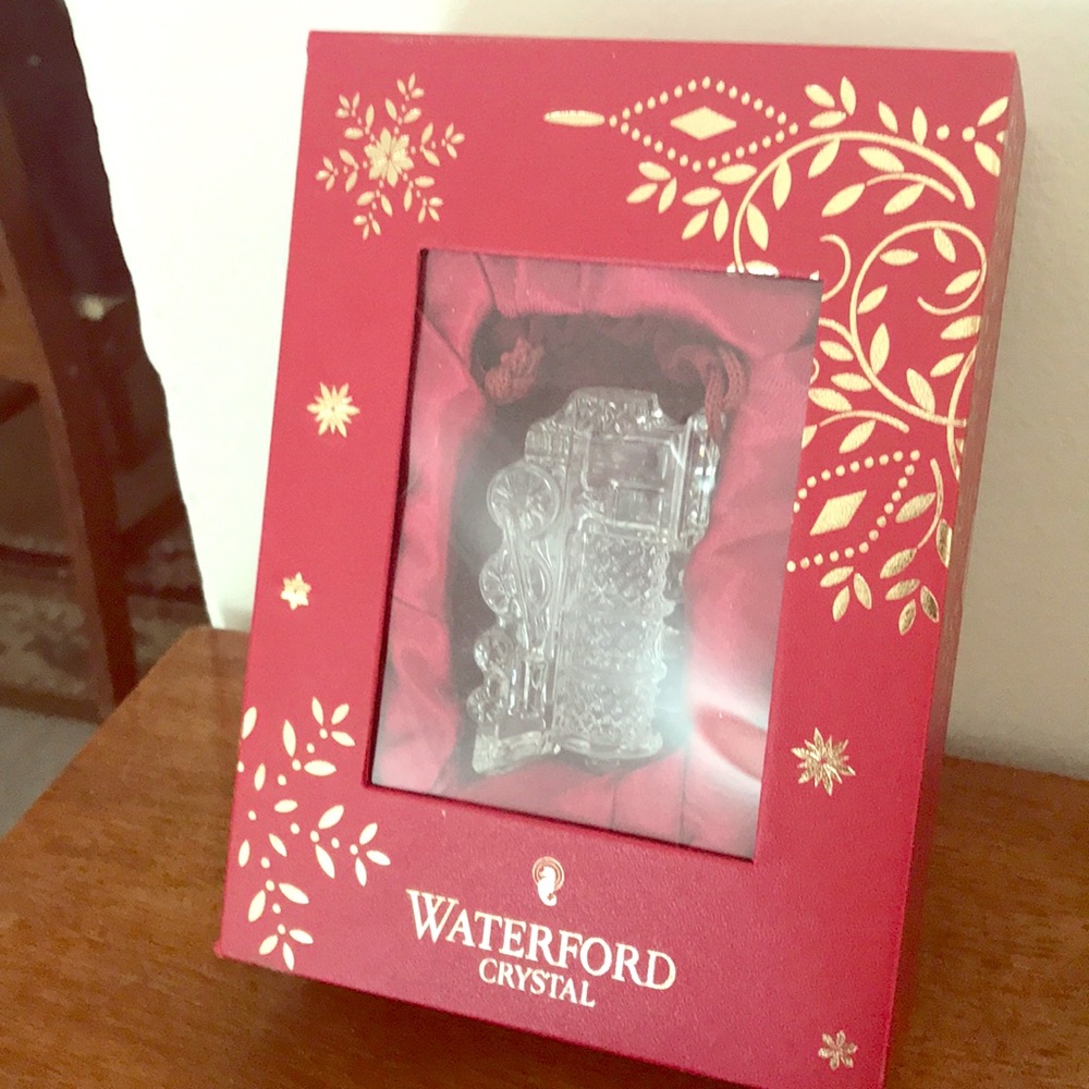 Waterford Crystal Train Ornament